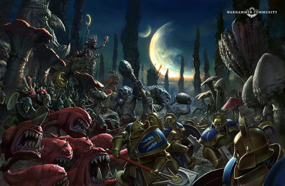 Gloomspite Gitz Bad Moon Loonshrine Games Workshop Warhammer Sigmar Goblin Grots