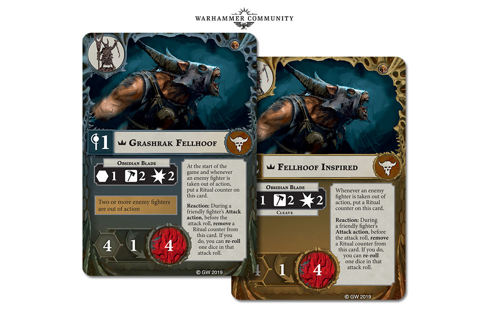 Grashrak's Despoilers Card Deck Beastgrave Warhammer Underworlds EN 